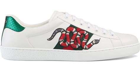 scarpe gucci serpente costo|Gucci Ace Embroidered Snake .